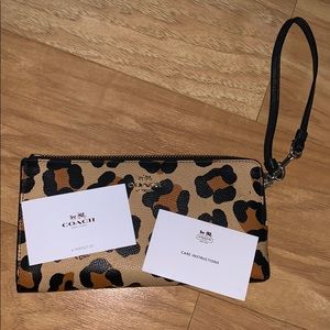 Coach Cheetah Wristlet/Wallet
